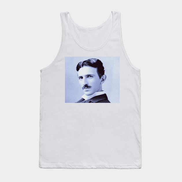 Nikola Tesla - Public Domain (1890) Tank Top by Hounds_of_Tindalos